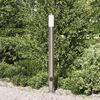 vidaXL Bollard Light with Outlet 110 cm Stainless Steel IP44