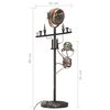 vidaXL Stand Lamp with Repairman Design Iron