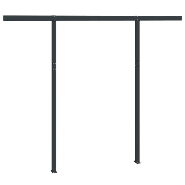 vidaXL Awning Post Set Anthracite 300x245 cm Iron
