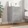 vidaXL Bedside Cabinet Concrete Grey 40x40x66 cm Engineered Wood