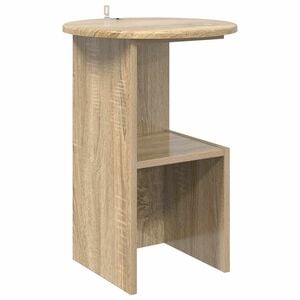 vidaXL Side Table Sonoma Oak &Oslash; 39.5 x 55 cm Engineered Wood