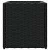 vidaXL Garden Planter Black 36x30x32 cm Poly Rattan