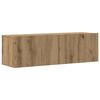 vidaXL 5 Piece TV Cabinet Set Wall-mounted Artisan Oak Engineered Wood