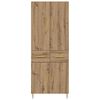 vidaXL Highboard Artisan Oak 69.5 x 34 x 180 cm Engineered Wood