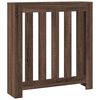 vidaXL Radiator Cover Brown Oak 78x20x82 cm Engineered Wood