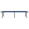vidaXL Folding Camping Bed 2 pcs Blue 210 x 80 x 46 cm Oxford fabric