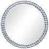 vidaXL Wall Mirror | Silver | Acrylic crystal, toughened glass | Medium