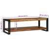 vidaXL Coffee Table Brown 120 x 50 x 38 cm Solid acacia wood