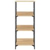 vidaXL Bookshelf Sonoma Oak 50x33x117.5 cm Engineered Wood