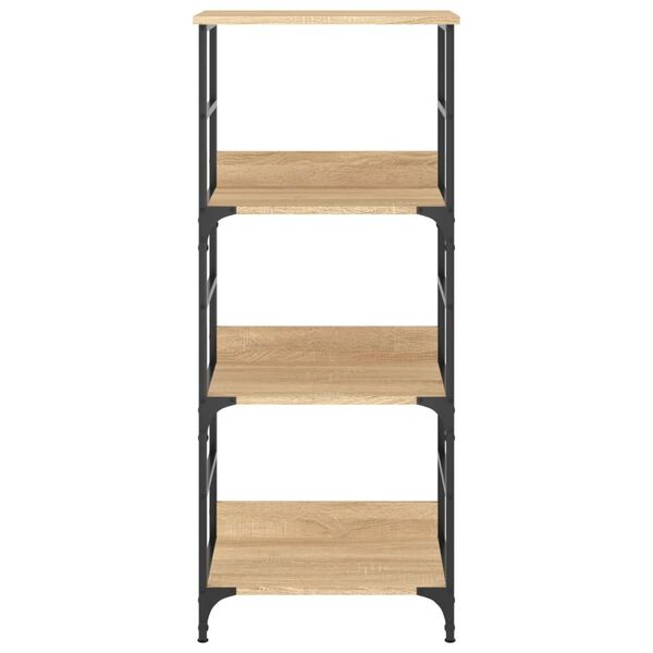 vidaXL Bookshelf Sonoma Oak 50x33x117.5 cm Engineered Wood