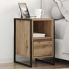 vidaXL Bedside Table Artisian Oak 39.5 x 30 x 50 cm Engineered Wood