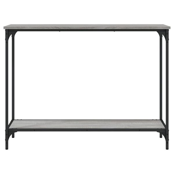 vidaXL Console Table Grey Sonoma 101x30.5x75 cm Engineered Wood