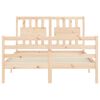 vidaXL Bed Frame without Mattress 120x200 cm Solid Wood