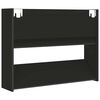 vidaXL Wall Shoe Cabinet Black 80x18x60 cm Engineered Wood