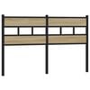 vidaXL Replace Headboard Sonoma Oak 160 cm Iron and Engineered Wood