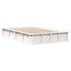 vidaXL Bed Frame White 120 x 200 cm Solid Pine Wood
