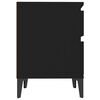 vidaXL Bedside Cabinet Black 40x35x50 cm