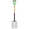 vidaXL 4 Piece Garden Tool Set D Grip Steel and Hardwood