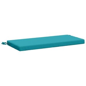 vidaXL Bench Cushion SOEST 100% Polyester Turquoise 60 x 40 x 5 cm