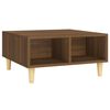 vidaXL Coffee Table Brown Oak 60x60x30 cm Engineered Wood