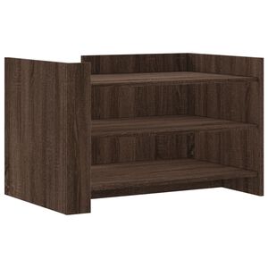 vidaXL Coffee Table Brown Oak 80x50x50 cm Engineered Wood