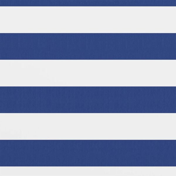 vidaXL Balcony Screen White and Blue 90x300 cm Oxford Fabric