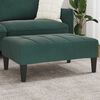 vidaXL Footstool Dark Green 77x55x31 cm Velvet