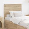 vidaXL Headboard with Headboard Sonoma Oak 75 cm Engineered wood