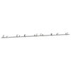 vidaXL Sliding Door Hardware Kit 366 cm Stainless Steel Silver