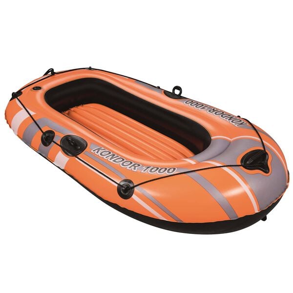 Bestway Rowing Boat with Storage Orange 155 x 93 cm Vinyl