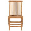 vidaXL Folding Garden Chairs 2 pcs Solid Teak Wood