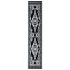 vidaXL Runner Rug BCF Black 60x400 cm