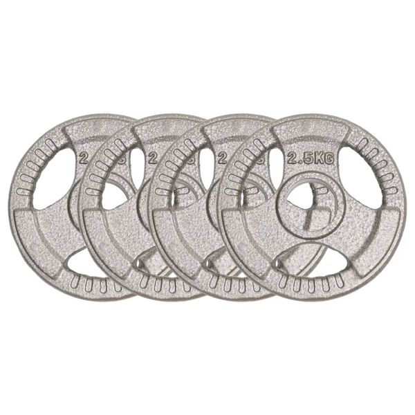 vidaXL Olympic Weight Plates 4 pcs 10 kg Cast Iron