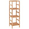 vidaXL Bathroom Shelf 35,5x35,5x112,5 cm Solid Wood Walnut