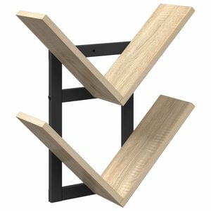 vidaXL Wall Floating Shelf Sonoma Oak 43 x 15 x 47 cm Engineered Wood
