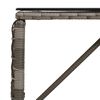 vidaXL Outdoor Table Grey and Black 80 x 40 x 40 cm