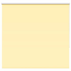 vidaXL Roller Blind Blackout Yellow 145x130 cm Fabric Width 141.6 cm Polyester