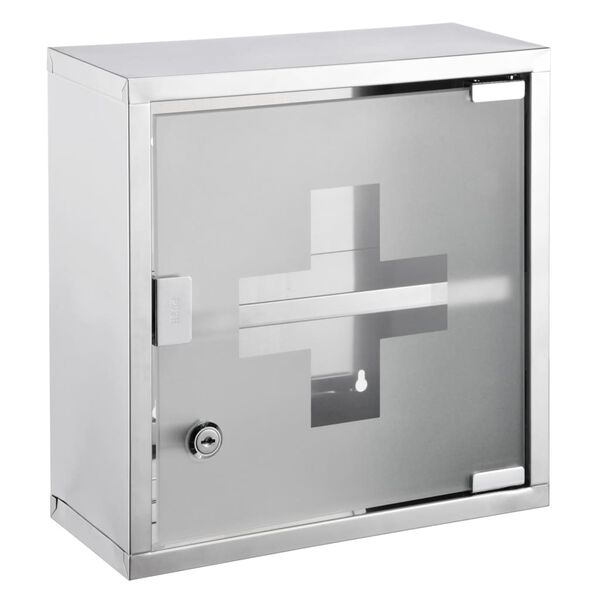 HI Medicine Cabinet 30x12x30 cm Stainless Steel