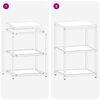 vidaXL Kitchen Storage with Shelf White 60 x 50 x 92 cm Steel