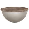 vidaXL Bowl Shaped Coffee Table &Oslash;60 cm Solid Mango Wood