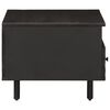 vidaXL Coffee Table Black 80x54x40 cm Solid Wood Mango