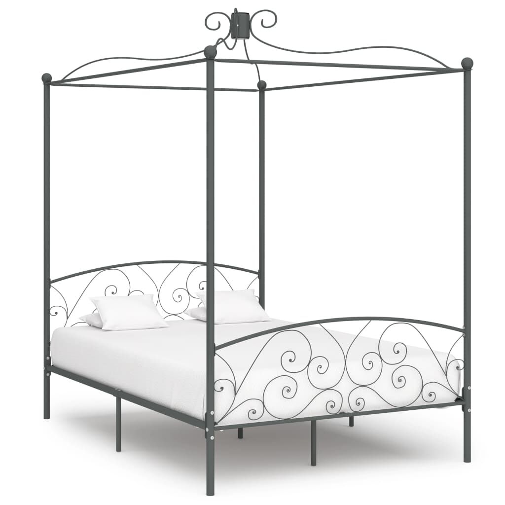 Grey canopy outlet bed frame