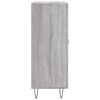 vidaXL Sideboard Grey Sonoma 69.5x34x90 cm Engineered Wood