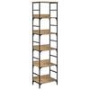 vidaXL Bookshelf Artisan Oak 50x33x188.5cm Engineered Wood