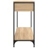 vidaXL Console Table Sonoma Oak 100x34.5x75 cm Engineered Wood