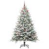 vidaXL Artificial Pre-lit Christmas Tree with Ball Set Green 240 cm