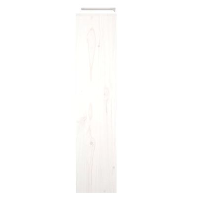 vidaXL Radiator Cover White 210x21x85 cm Solid Wood Pine