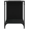 vidaXL TV Cabinet Black 153x37x50 cm Engineered Wood