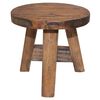 vidaXL Stool | Varies | Solid mahogany wood | Compact | Durable | Stool | Round