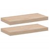 vidaXL Floating Shelves 2 pcs 50x23,5x4 cm Engineered Wood
